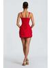 2025 European and American Spaghetti Strap Sexy Sleeveless Tie-Back Short Dress