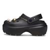 Crocs EVA Crystal Snow House Clogs Women Footwear Black 210271-001