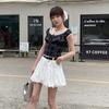Korean Style High Waist Pleated Bud Skirt - Women's Versatile Summer Anti-exposure Short Skirt