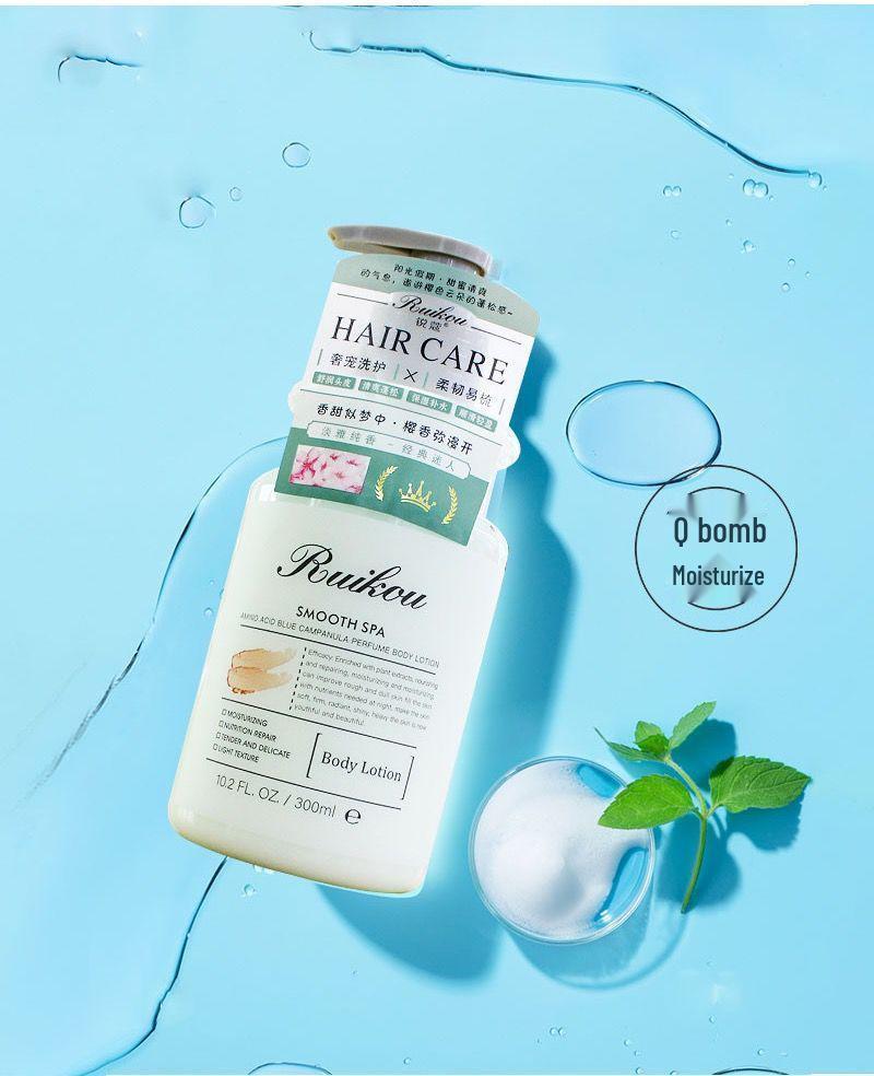 Rico Amino Acid Moisturizing Body Lotion - Nourishing, Non-Sticky, Anti-Cracking, Refreshing, and Tender Skin Care.