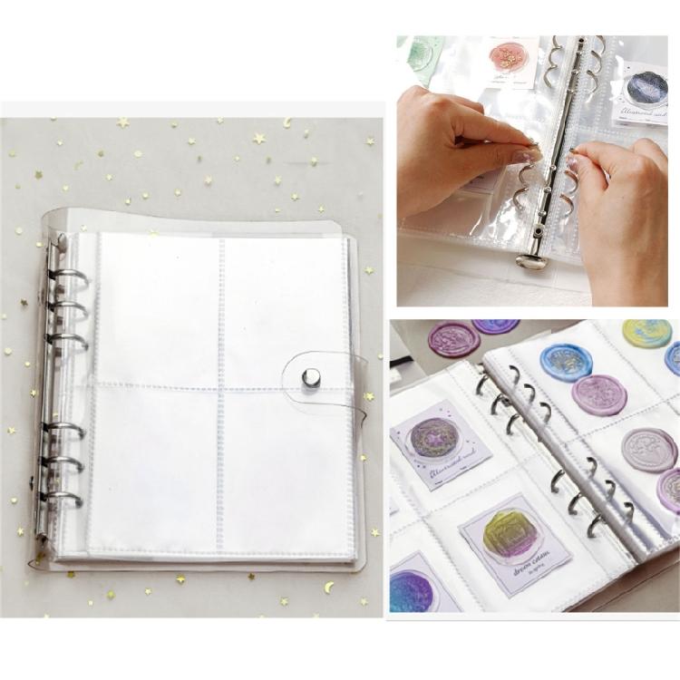 Loose Leaf Coin Storage Clear Lacquer Coin Collection Album for Collector
