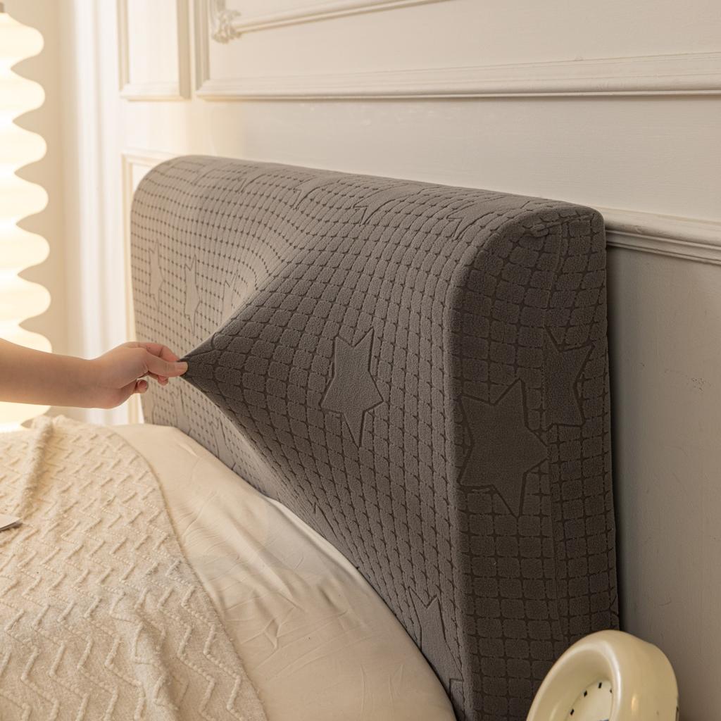 Basic Classic Stretch Fleece Bed Headboard Cover, for All Seasons Furniture Protector
