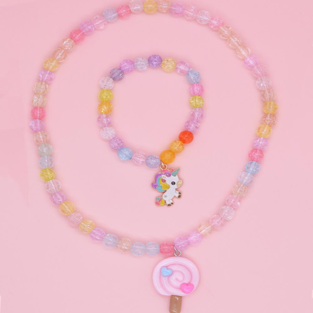 Ожерелье с единорогом для детей - Набор из двух частей