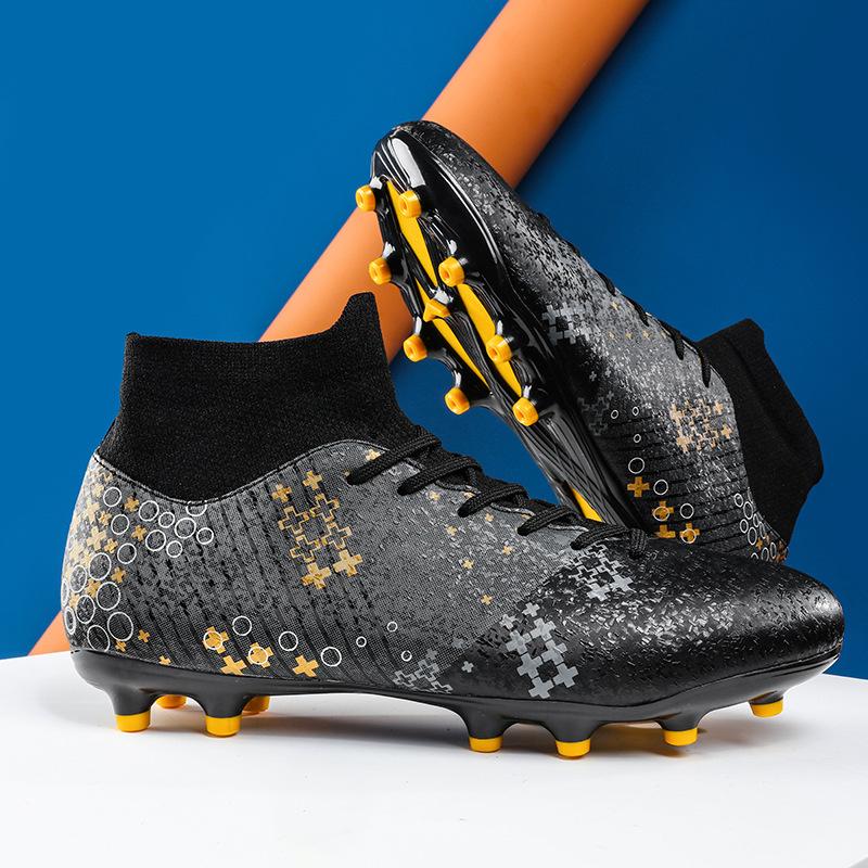 Football Shoes Men's High Top Spikes Shredded Nails Teens Students Boys Adult Large Size Training Amazon 2025