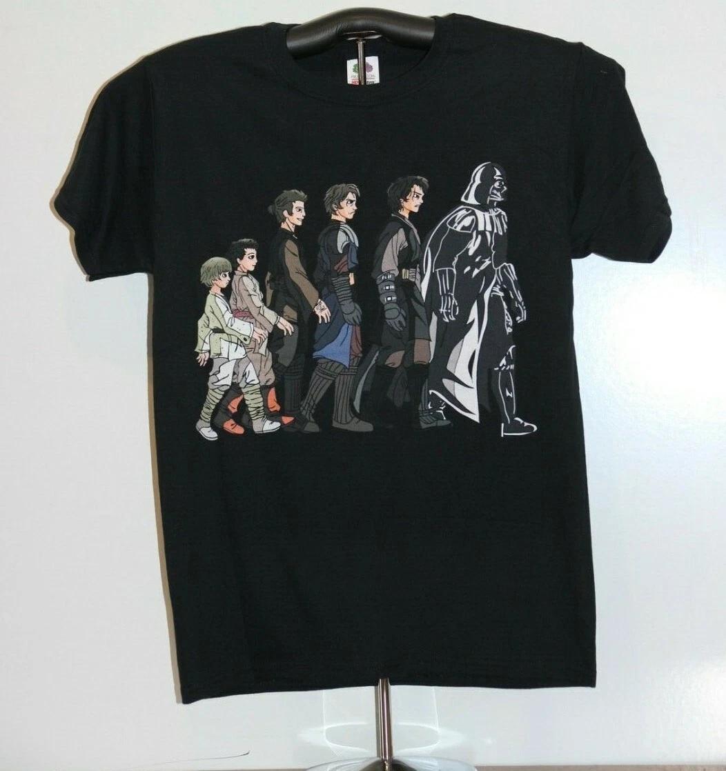 Молодой мальчик, превращающийся в Дарта Вейдера - Футболка Star Wars, Размер S, Черная 2XL