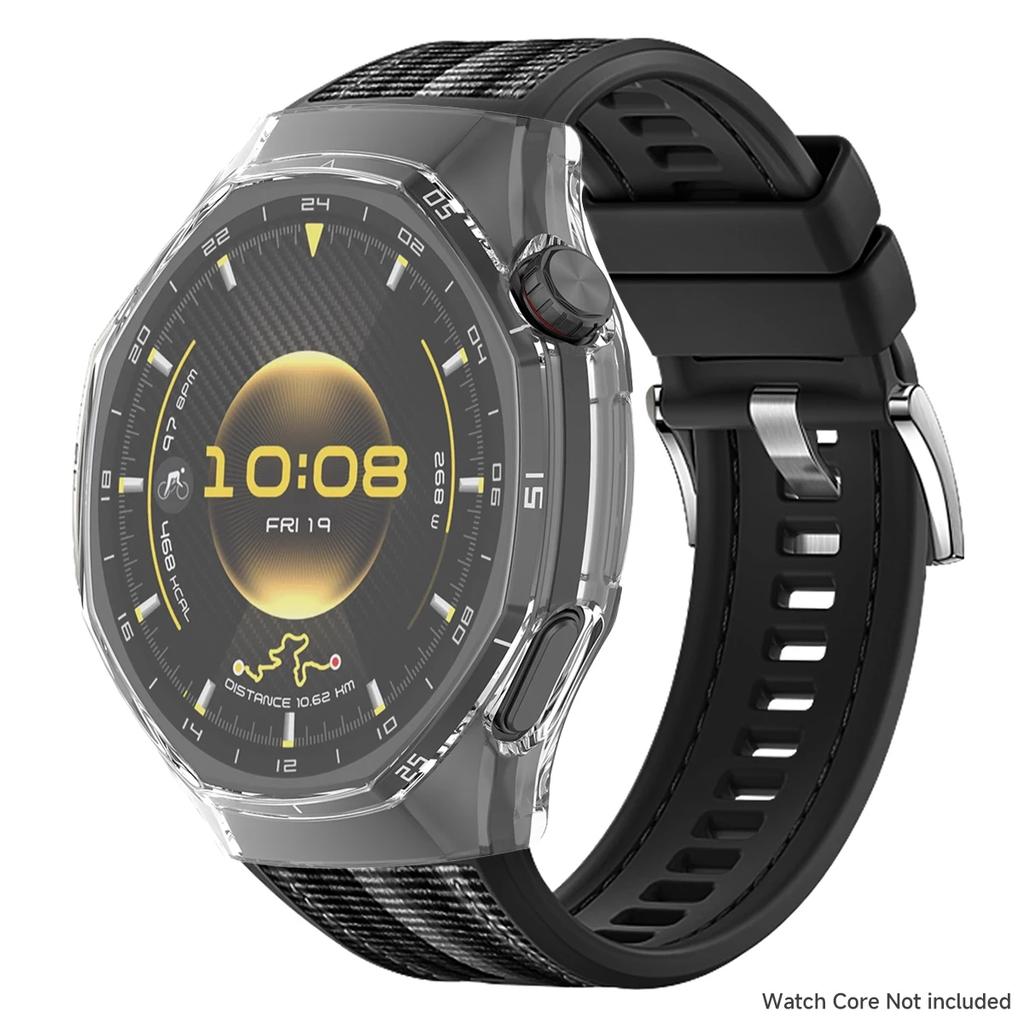Pletený nylonový pásek+Tvrzené sklo+PC pouzdro Pro Huawei Watch GT6 Pro Sportovní řemínek Kryt proti pádu Pro GT 6 Pro Náramek+Pouzdro