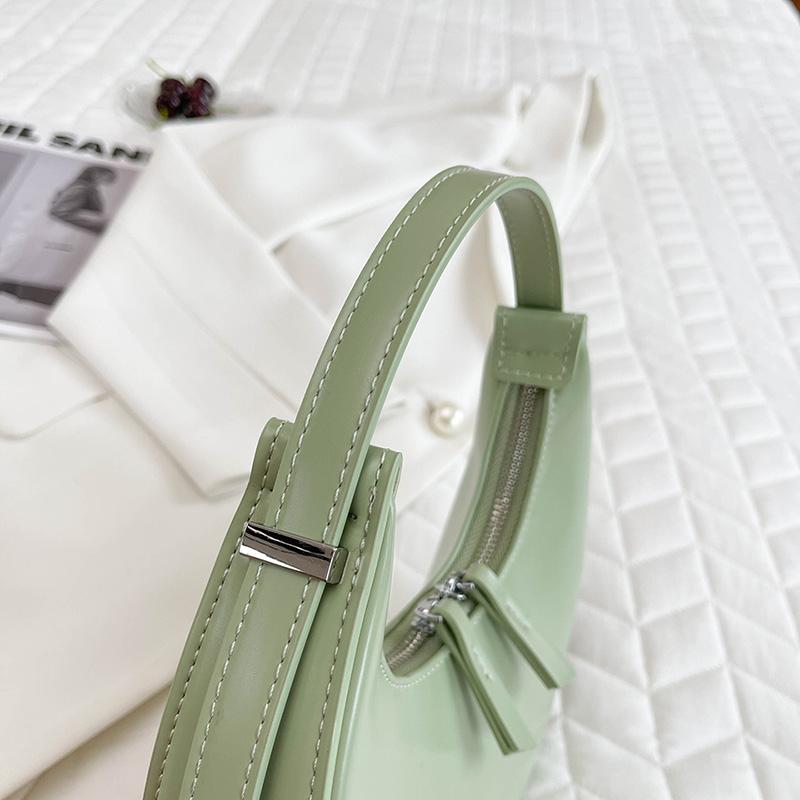 Women's Bag Internet Celebrity High Sense Half Moon Bag Fashion Crescent Armpit Bag 2024 New Casual Shoulder Messenger Bag
