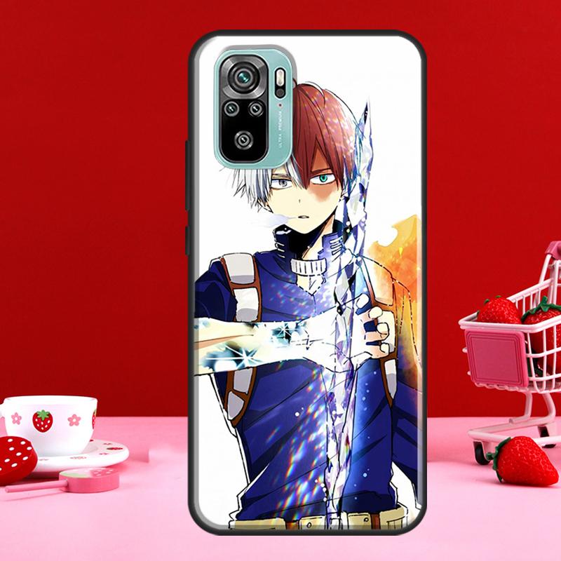 Anime Shoto Todoroki For Redmi Note 10 Pro Case For Redmi Note 11 Pro Note 8 9 Pro 9S 10S 11S 9C 9A 9T Cover