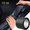 10m Nano Carbon Fiber Autoaufkleber Vinylband Aufkleber Seitenspiegel Schutzstreifen DIY Schutzfolie Wasserdicht Klebstoff