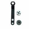 Enhanced Angle Grinder Wrench: Four-Jaw Tool for Grinding Wheel Installation and Removal
