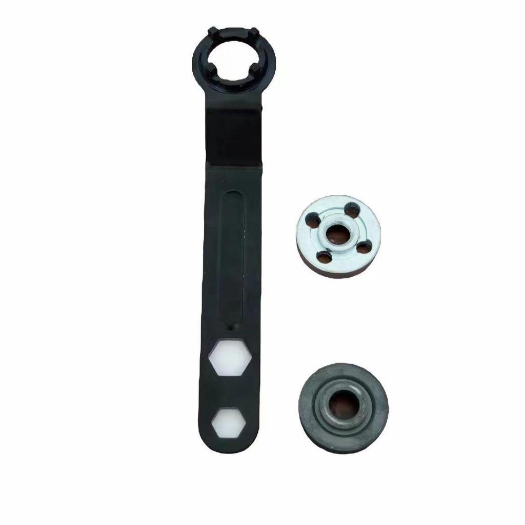 Enhanced Angle Grinder Wrench: Four-Jaw Tool for Grinding Wheel Installation and Removal