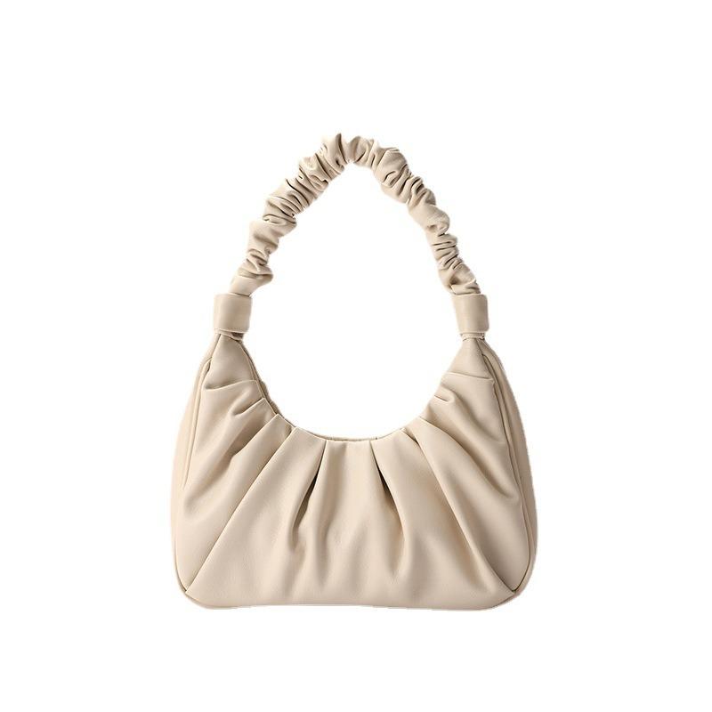 New Summer Pleated Cloud Bag Niche Design Underarm Bag Bag Hand-held Dumpling Bag for Women