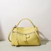 Neue vielseitige weiche Lederhandtasche im koreanischen Stil für Damen, einfarbig, große Kapazität, Schulter- und Umhängetasche
