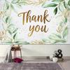 2D Greenery Thank You Backdrop Wedding & Bridal Shower Photography Background