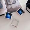 Suitable for Samsung Z Flip7 Mobile Phone Case Zflip 3 4 5 6 Folding Protective Case Simple PC Mirror Case