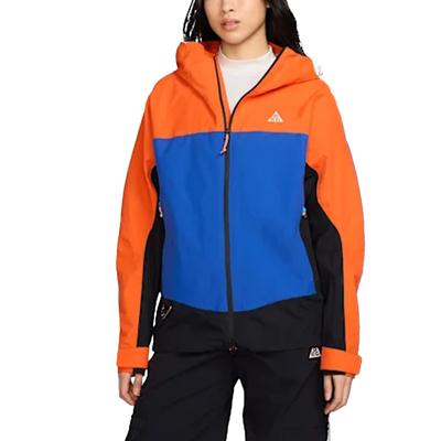 ACG Storm-Fit Adv Morpho Confortevole con Cappuccio e Zip Versatile Impermeabile Giacca a Vento Uomo Giacca Arancione Sicurezza Blu Reale Bianco Summit HJ2688-819