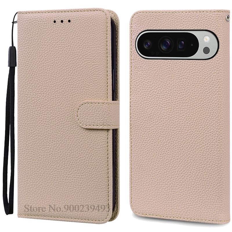 For Google Pixel 9 Pro Case Wallet Flip Leather Cover For Google Pixel 9 Pro XL Case Coque Fundas Wallet Pouch Bags