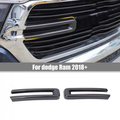 Sada krycích lišt přední mřížky z uhlíkových vláken pro Dodge Ram 1500 +