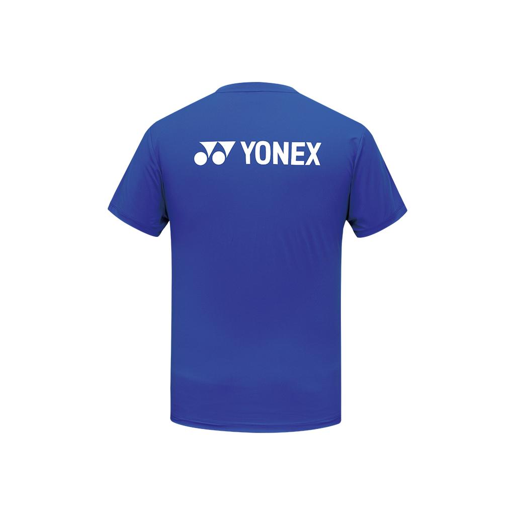 YONEX 259Tr007M Blue/Teal Blue Men'S Basic Logo Design Short Sleeve T-Shirt