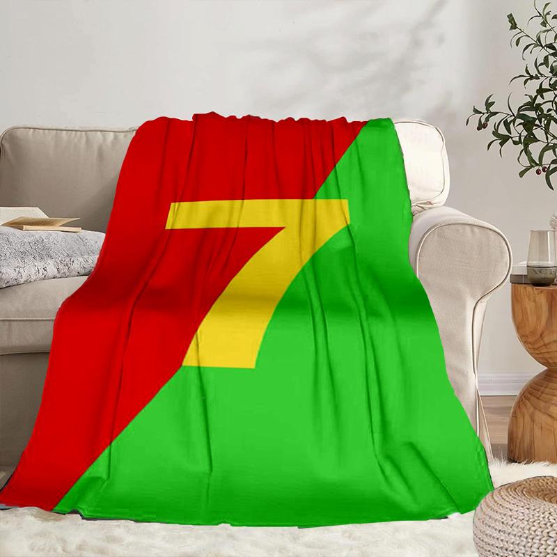 Ronaldo's Number Seven Portable Blanket/Soft Blanket Bedding Blanket Suitable for Travel Camping Living Rooms Offices Sofas Fan Gifts
