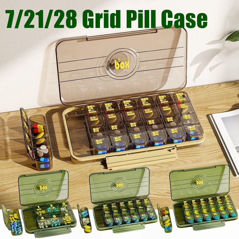 

ПП, прозрачная дозирующая коробка для хранения лекарств, портативный футляр для таблеток, домашнее путешествие