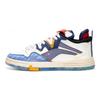 Li Ning Wave Pro Year Beast Slip Resistant Cushioning Abrasion Resistant Low top Skateboard Shoes Men's Blue White AECT023-1