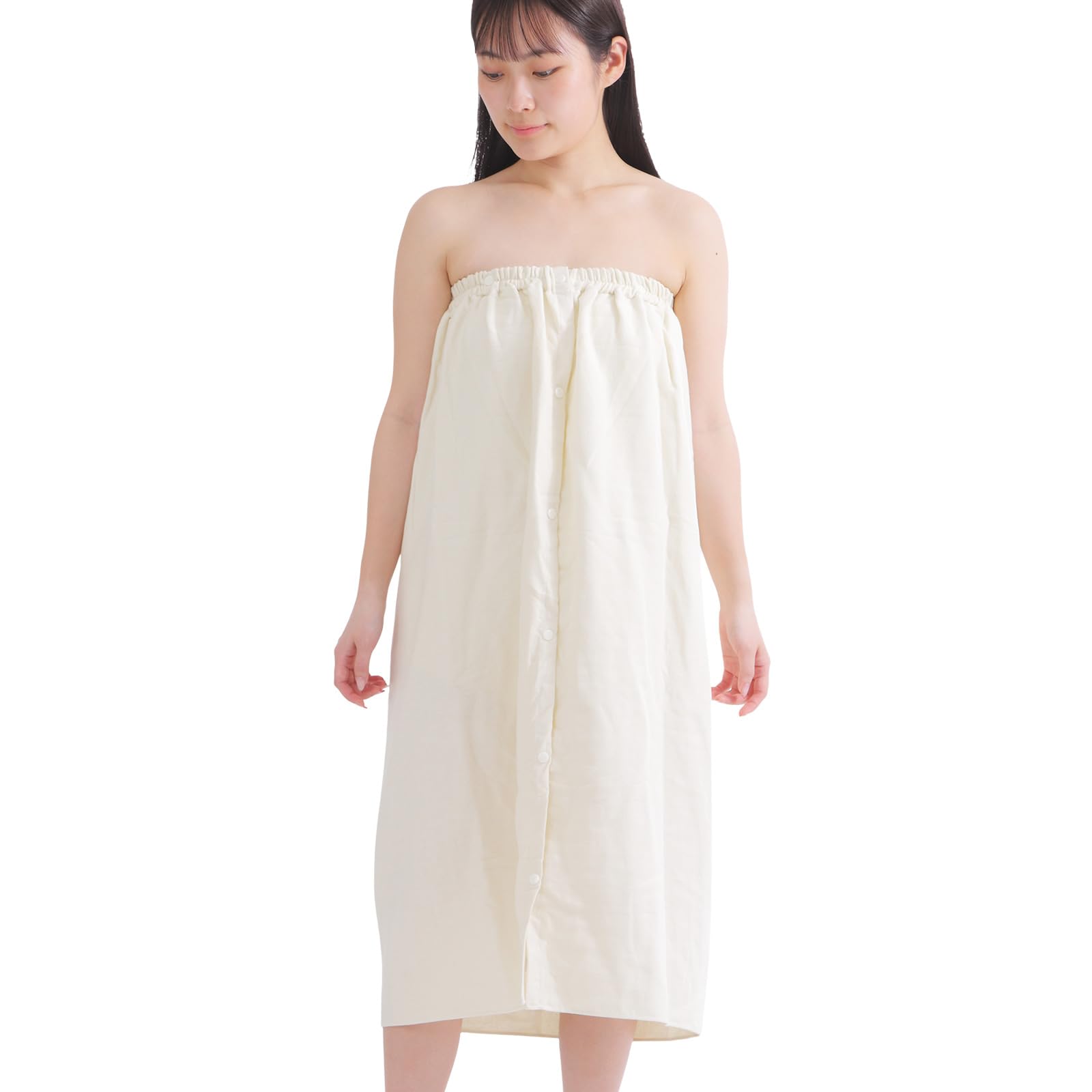 

Five Bear Senshu Wrap Towel for Suitable for Pool and Made in for and Women Adults, Swimming, Japan, Boys, Girls, (Ivory) слоновая кость