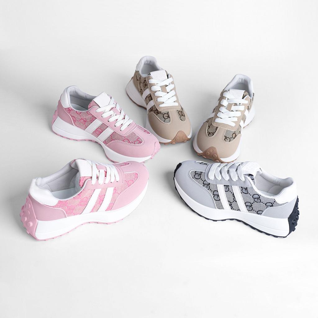 Thick-soled Small Waist Embroidered Forrest Gump Shoes Women's 2025 New Retro Versatile Comfortable and Lightweight Casual Sports Shoes