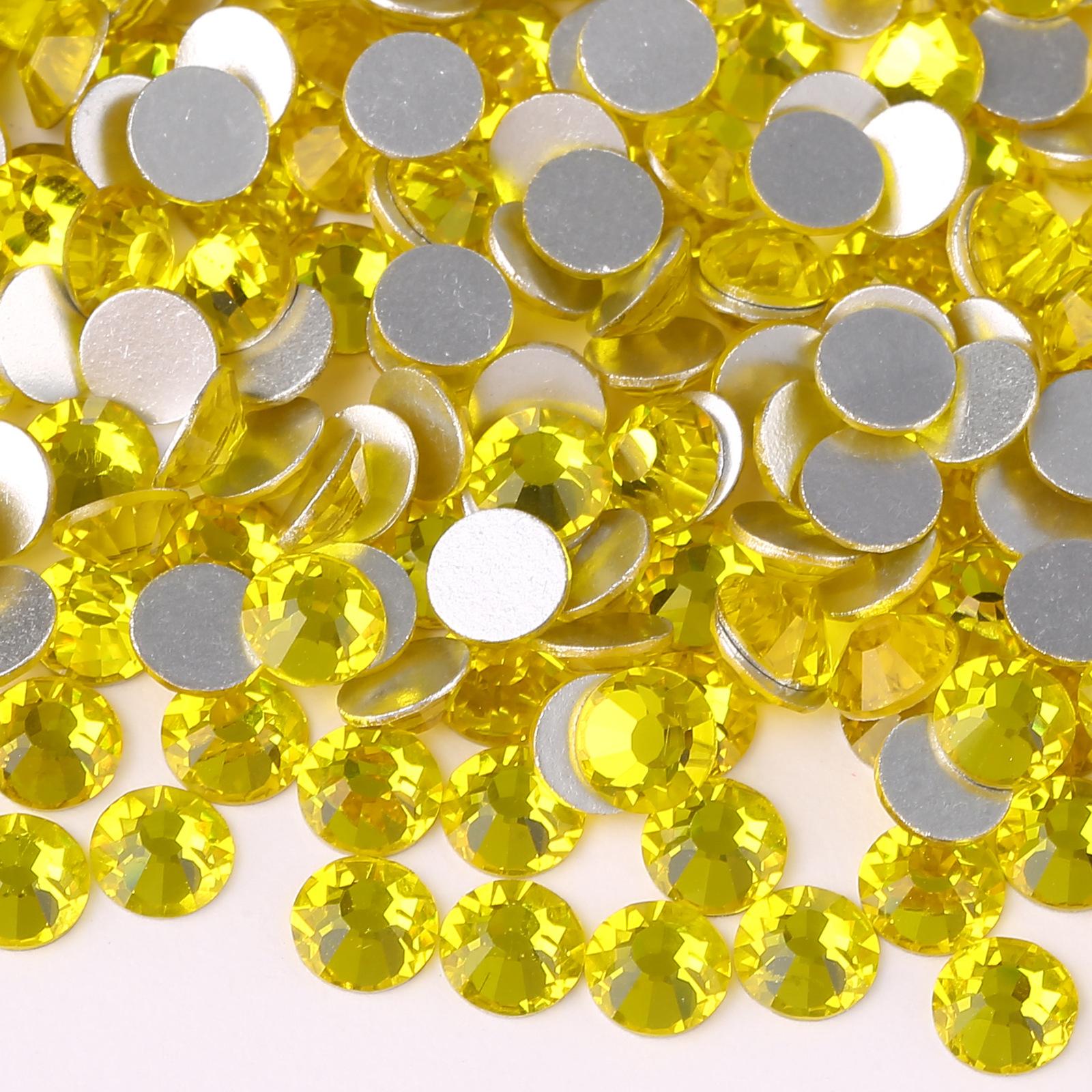 

1,2 - 7 мм плоское дно стразы маникюр алмаз плоское дно Ab цвет сделай сам алмазная живопись украшение для дома ювелирные изделия SS6 (2.0mm) 1440 pcs золотистый