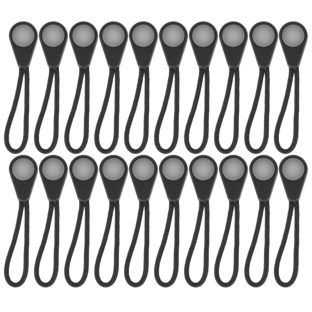 20 Pcs Durable Luminous Backpack Zipper Puller Easy To Find Machine Washable Zipper Pull Head Anti-Lost Zipper Pull Backpacks