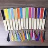 Cooling Tool Silk Hand Fan Wear Resist Hand Held Fan Fashionable Dance Fan  Festival Party
