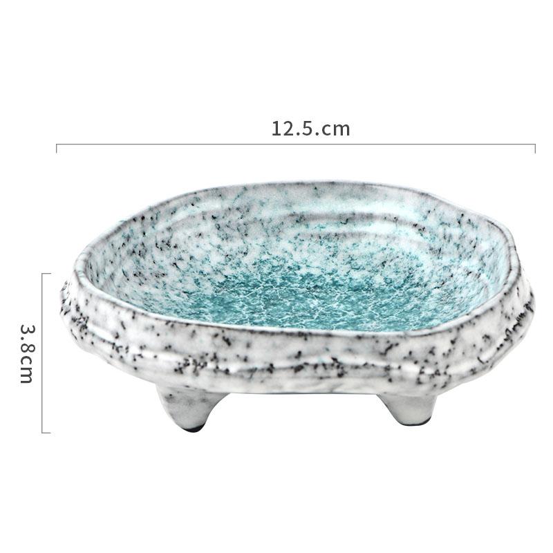 Creative Ceramic High Foot Dinner Plate Dessert Plate Snack Plate Salad Plates Spaghetti Plates Restaurant Specialty Tableware