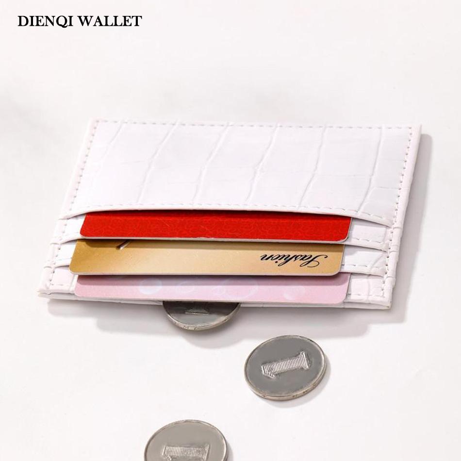 

Women s Simple Plain Crocodile Pattern Wallet Casual Slim Wallet Minimalist Cardholder Multi-slot Card Holder for Women & Girls