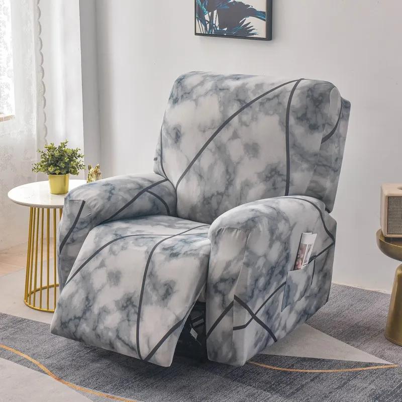 Elastic Single Sofa Cover Stretch Chair Cover for Recliner Chair Slipcover for Living Room Recliner Protector with Protector