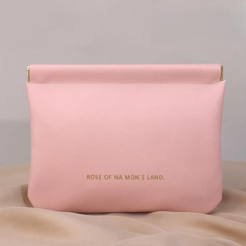 Portable Waterproof Storage Pouch with Snap Closure Multi-Functional Cosmetic Organizer for Travel and Daily Use