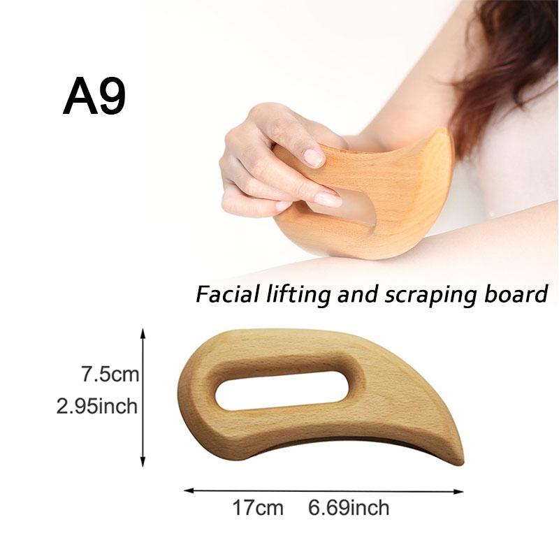 Professional Wood Therapy Massage Tools For Body Shaping Anti Cellulite Lymphatic Drainage Waist Sculpting