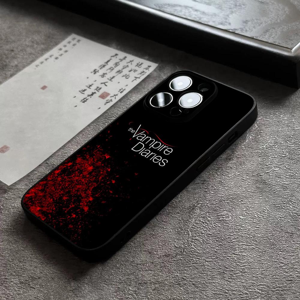 

Чехол для телефона Дневники вампира для 15 Pro Max iphone 14 Pro Max 12 13 Mini 11 Xr X Xs 8 7 Plus Силиконовая задняя крышка iPhone12