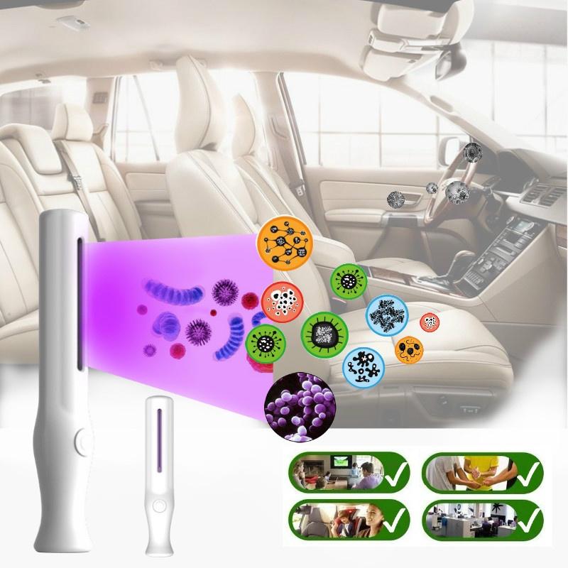 5W Tragbare UV-Bakterienlampe Tierdesinfektion Ozon-Sterilisator Licht Zuhause Milbenabtötung Sterilisation Ultraviolette Röhrenlampe 35 * 178mm