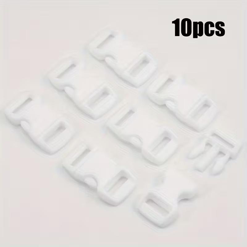 10 шт. 10 мм диаметр боковой разъемный фастекс для браслета пластиковая пряжка DIY пряжка-застежка для питомца и ремонт рюкзака с пряжкой