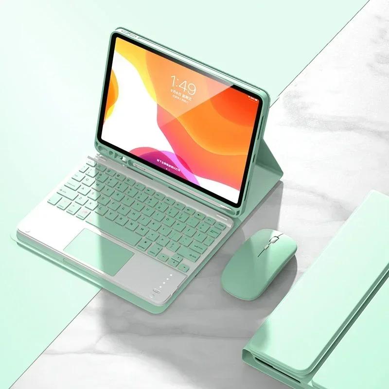 2025 New IPad A16 Case Touch Keyboard & Mouse Capa for Apple IPad 11th Generation 11inch A16 2025 Funda Shockproof Tablet Cover