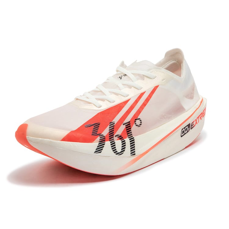 361 Miro NUDE Chestnut Bee Low Top Carbon Plate Running Shoes Unisex White Orange 672432237F-3