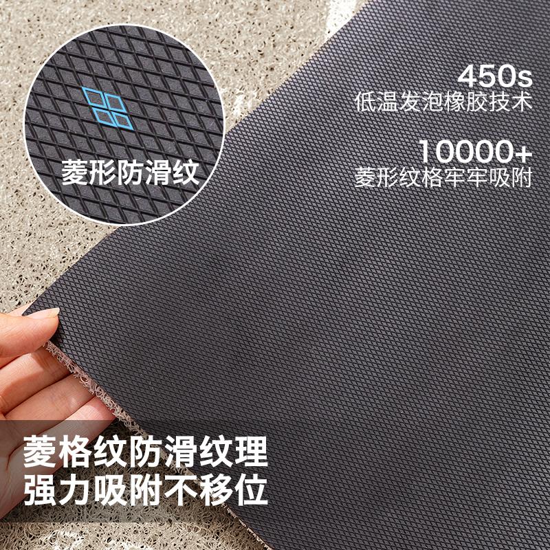 Door Floor Mat Door Entrance Silk Ring Dirt-Resistant Non-Slip Mat Household Leave-In Porch Floor Mat Can Be Cut Carpet