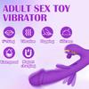 Klopfender Vibrator Realistischer Falscher Klitorisstimulator Brust G-Punkt Massagegerät 3 in 1 Leistungsstarker Klopfender Weiblicher Masturbator