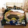 Anime HUNTER HUNTER Bedding Set Printed Bed Set With Pillowcase Bed Duvet Cover Soft Single Double Queen Super King Size