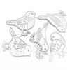 Small Bird Craft Knife Mold European and American Quilted Paper Mold Scrapbook