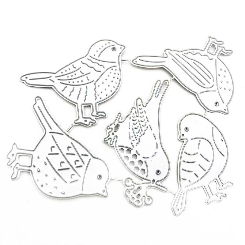 Small Bird Craft Knife Mold European and American Quilted Paper Mold Scrapbook