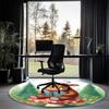 The Gruffalo Printed Round Rug Carpet Chair Rug Area Rug Entryway Doormats,for Office Chair Living Room Bedroom Kitchen Room.