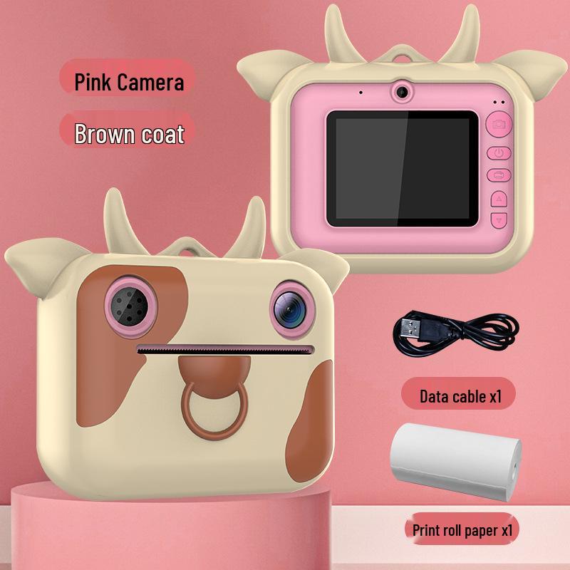 

Дитячий цифровий фотоапарат: Миттєвий термодрук, Фото та Відео, Ідеальний подарунок для хлопчиків та дівчаток.