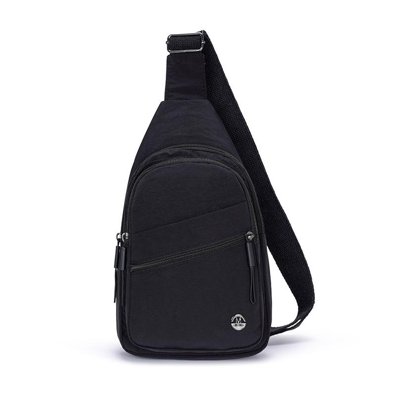 Crossbody Bag Women's Chest Bag Lightweight Water-Repellent Nylon Bag Outdoor Shoulder Bag