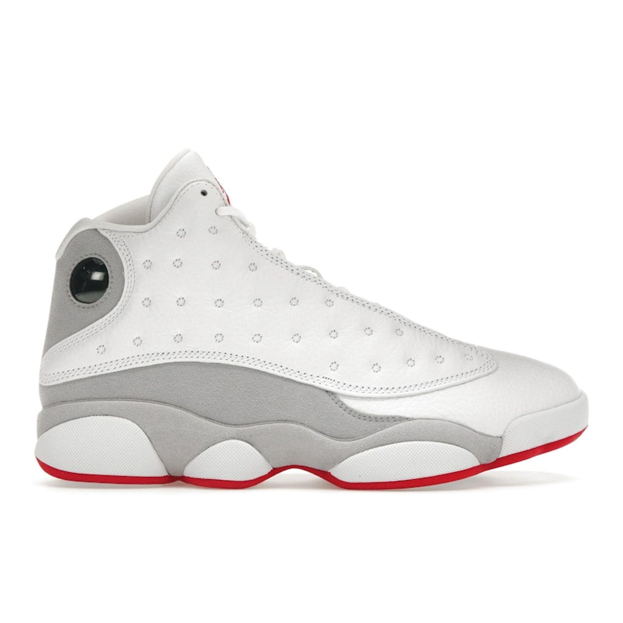 

Мужские кроссовки Air Jordan 13 Retro White Wolf Grey True-Red 414571-160 42.5
